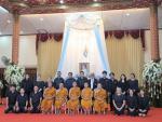 ร่วมเป็นเจ้าภาพถวายจตุปัจจัยไทยธรรมแด่พระสงฆ์ ในพิธีบำเพ็ญกุ